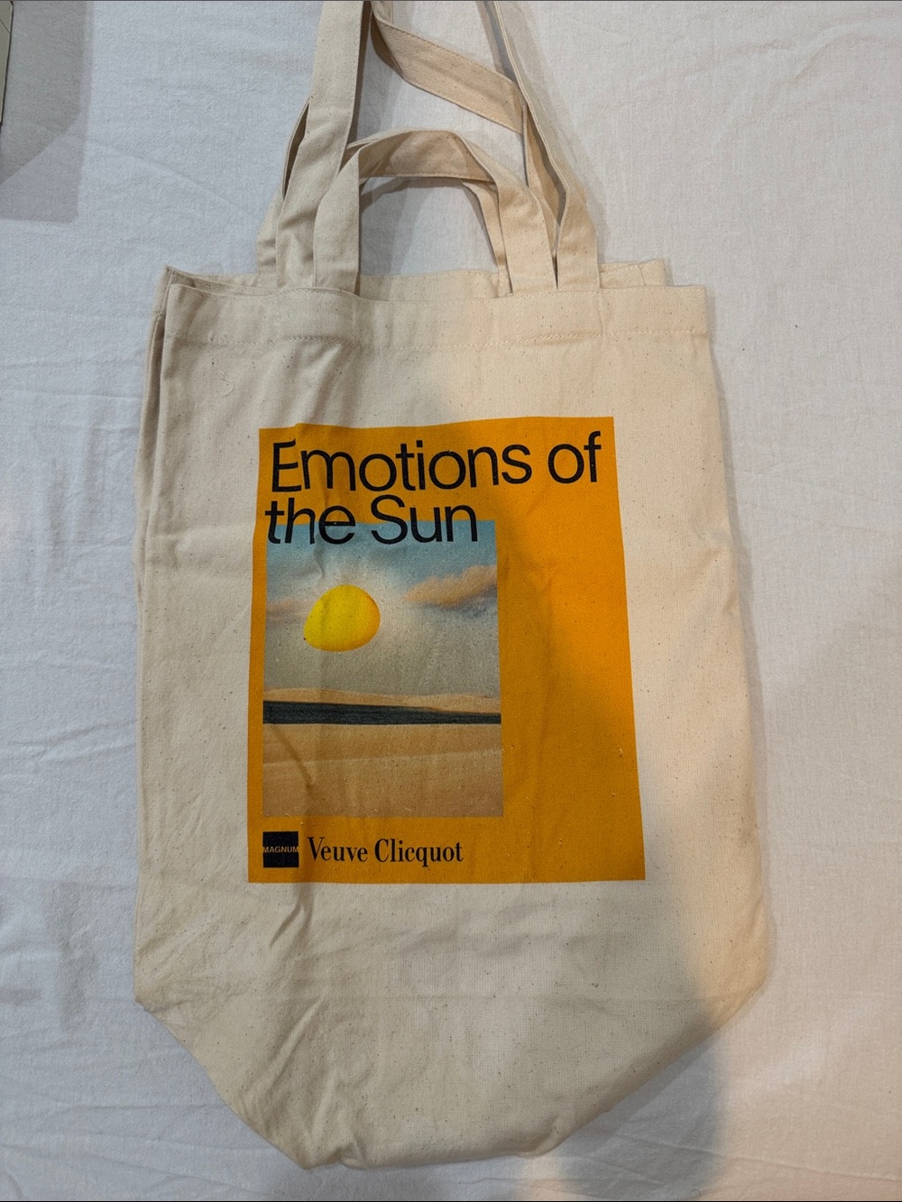 Emotions of the Sun Canvas Tote - Natural/Yellow
